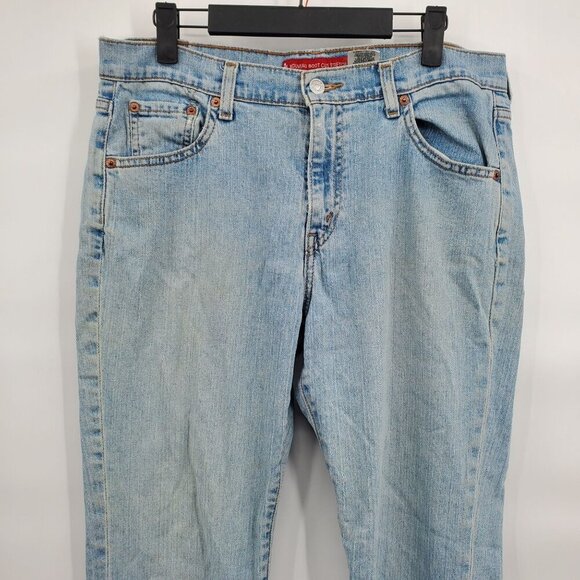 Levi's Nauveau Boot Cut Stretch 515 Jeans Denim Pants Women Size 12 MIS Low Rise - Picture 2 of 13